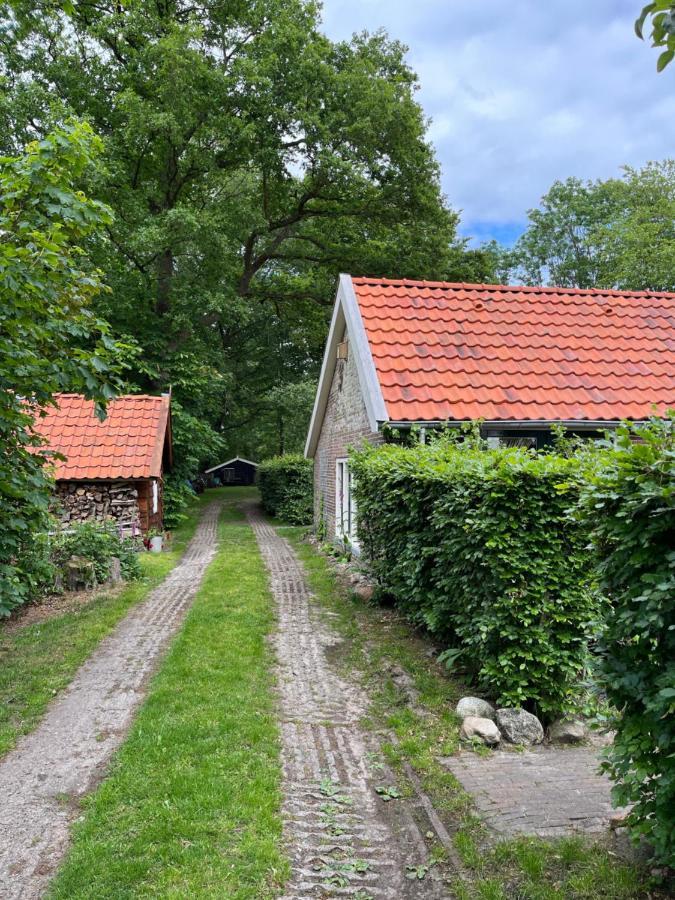 Landelijk Gelegen Huisje Op Erf Veeningen Bagian luar foto